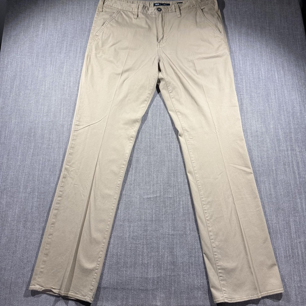 BKE Pants Mens 38x34 Beige Tyler Chino Relaxed Fit‎ Straight Leg Casual